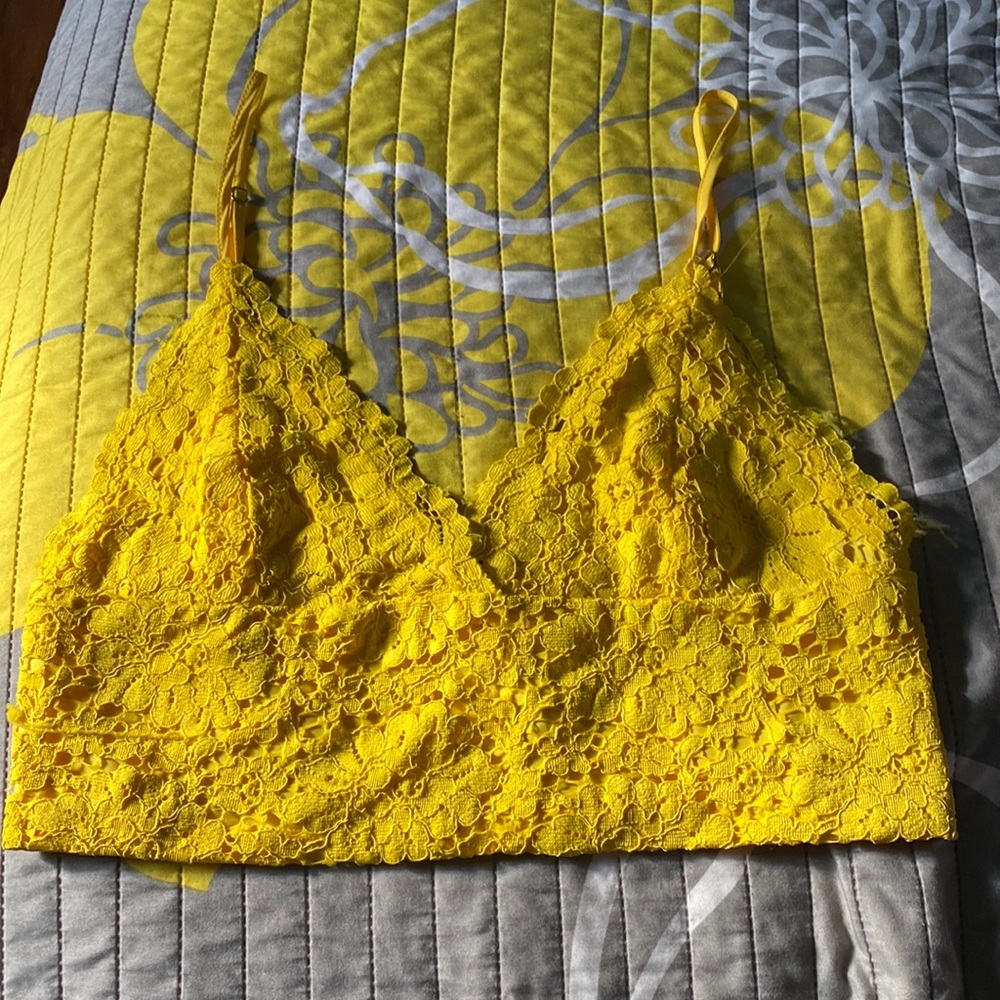 Zara Yellow Bralette